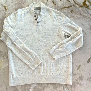 Men’s Express sweater size large cream color